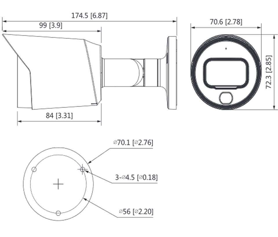 DAHUA HAC-HFW1239T-A-LED - Camara Bullet Full Color de 2 Megapixeles/ 1080p/ Microfono Integrado/ Lente de 3.6mm/ Metalica/ WDR Real de 130 dB/ Leds para 20 mts/ IP67/ Starlight/ DAHUA HAC-HFW1239T-A-LED - Camara Bullet Full Color de 2 Megapixeles/ 1080p/ Microfono Integrado/ Lente de 3.6mm/ Metalica/ WDR Real de 130 dB/ Leds para 20 mts/ IP67/ Starlight/